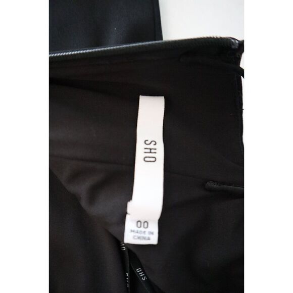 SHO x Tadashi Shoji Women's Sz 00 Black Asymmetrical Sequin Cocktail Dress - Picture 3 of 14